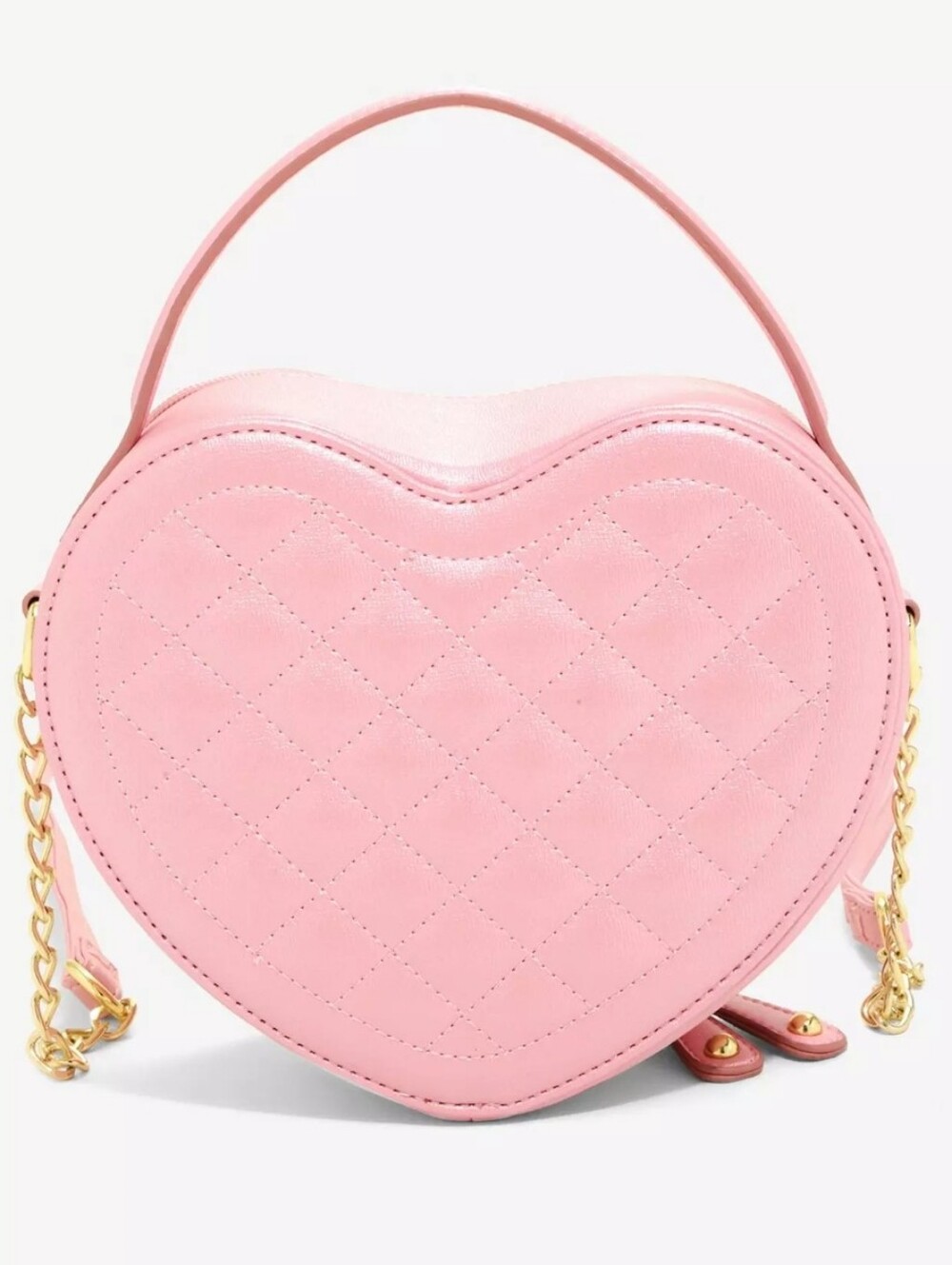 Hot Topic Polly Pocket Heart Purse & Wallet Matching Set Quilted Crossbody AS IS - Picture 2 of 16